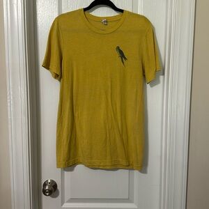 Graphic Tee, Yellow, Canvas tee “hasta luego”